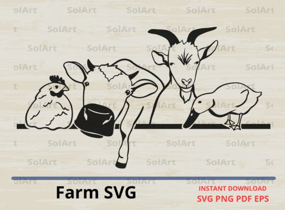 Download Farm Animals SVG - Premium Resources