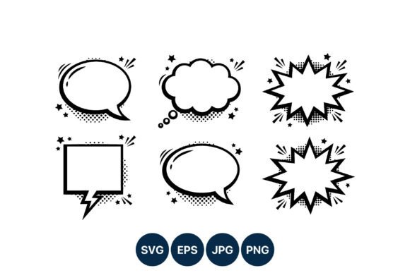 Download Comic Book Speech Thought Bubbles Vector - Comic book Collection