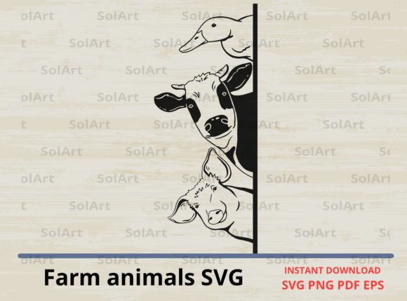Download Farm Animals SVG - Premium Resources